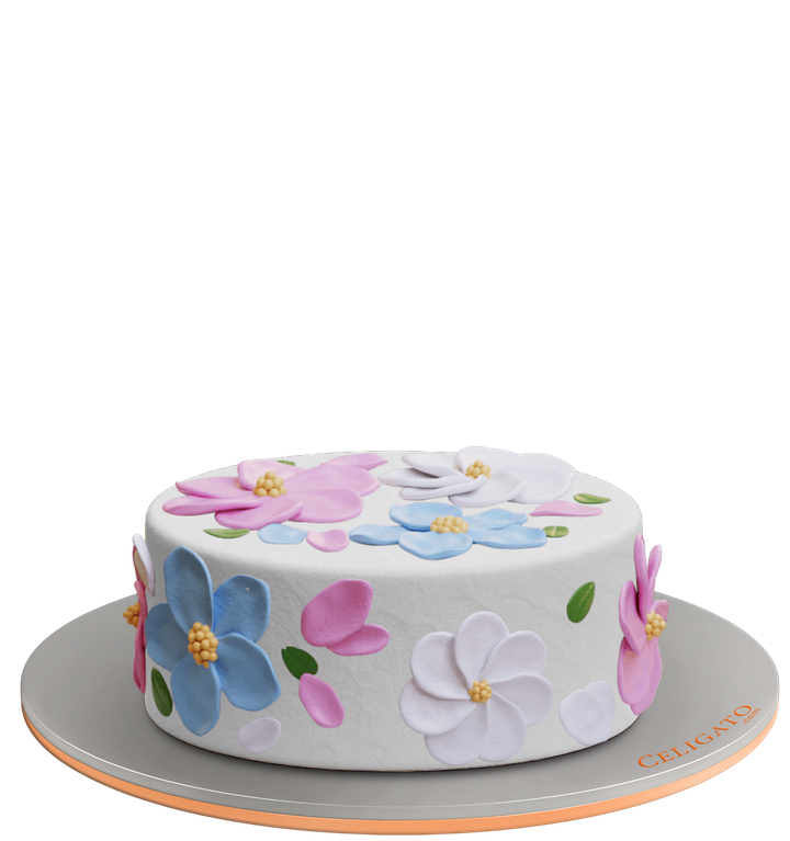 Floral Vibes cake