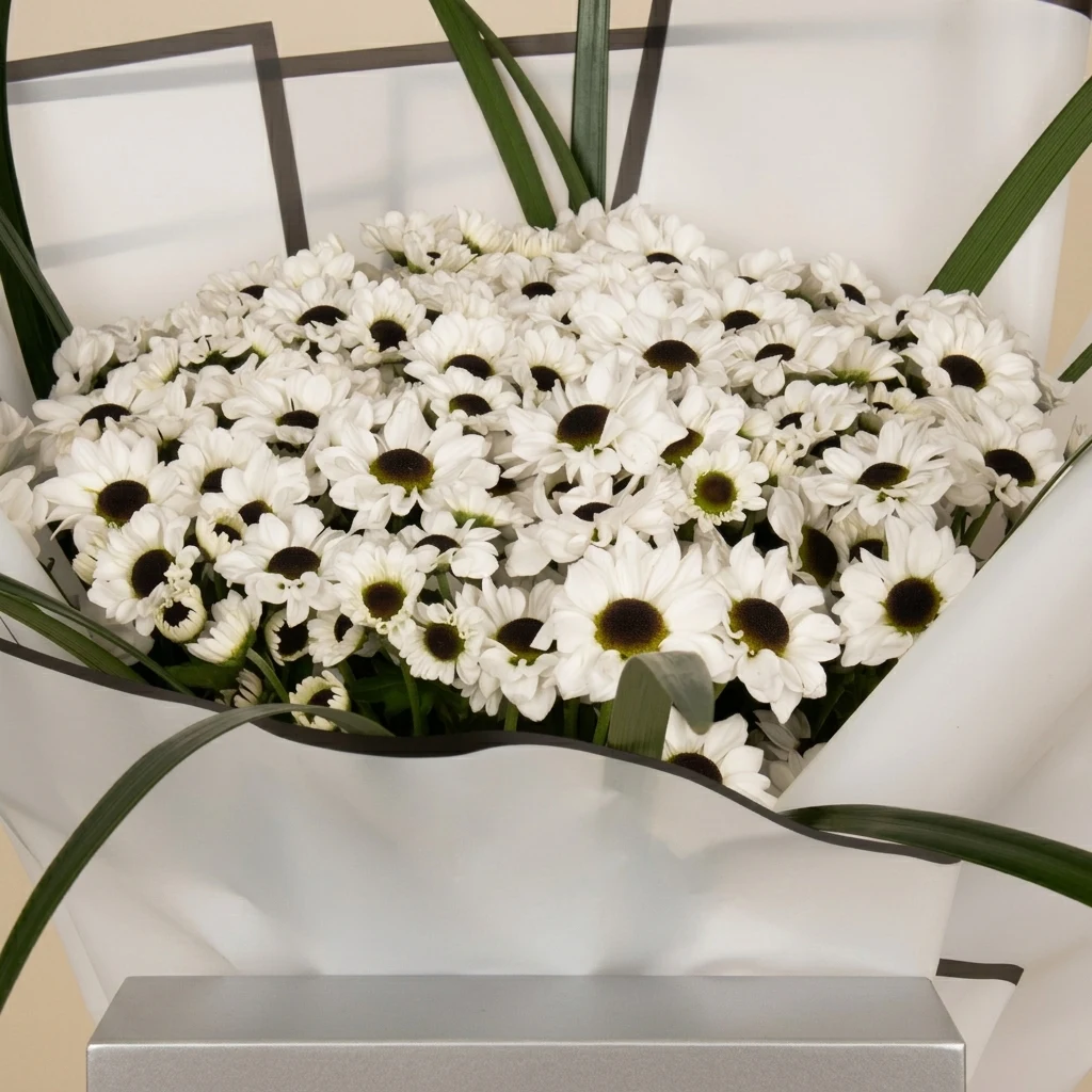 باقة ريجان بيضاء