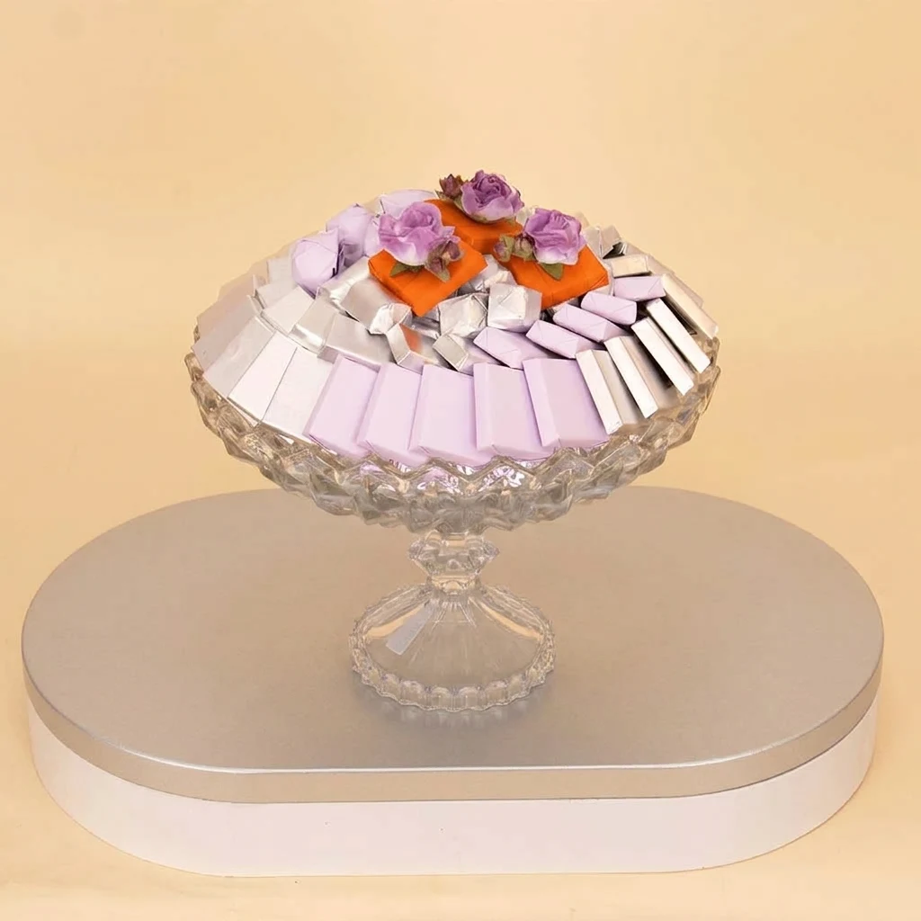 Passionelle Crystalline Silver Gift with 15 Pink Roses