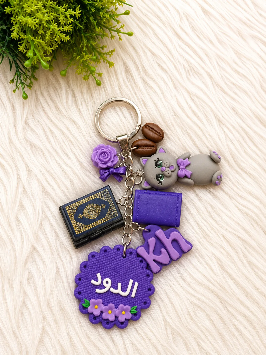 طقم ميداليات بنفسجي