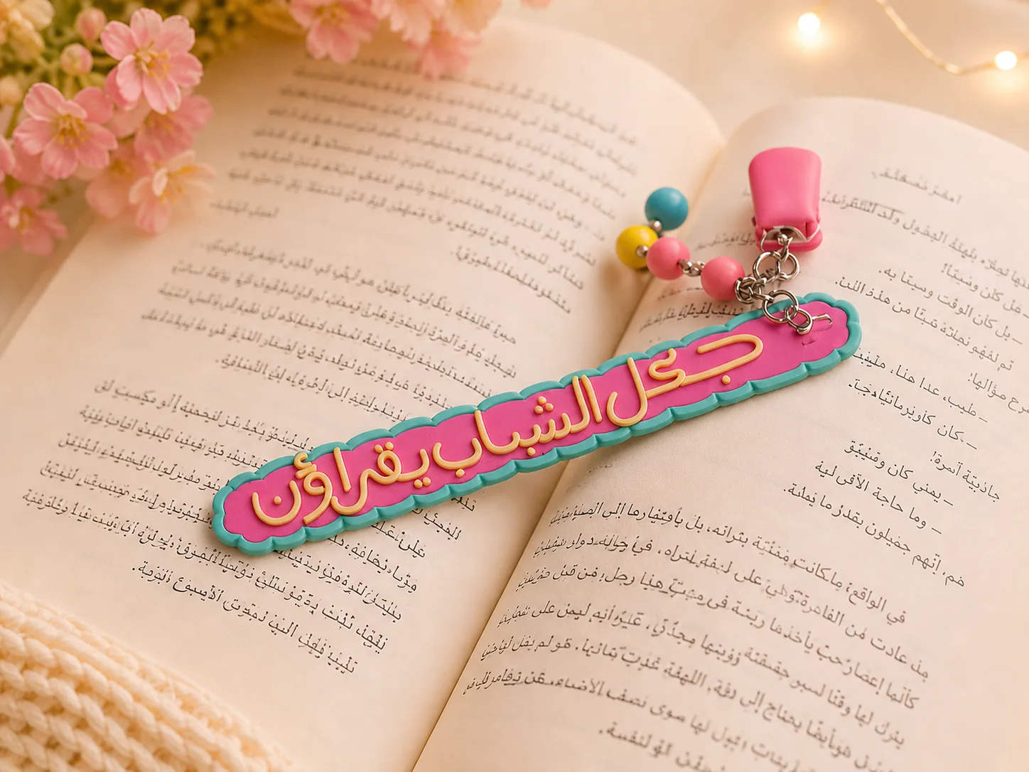 فاصل القراءة الملون - هاند ميد